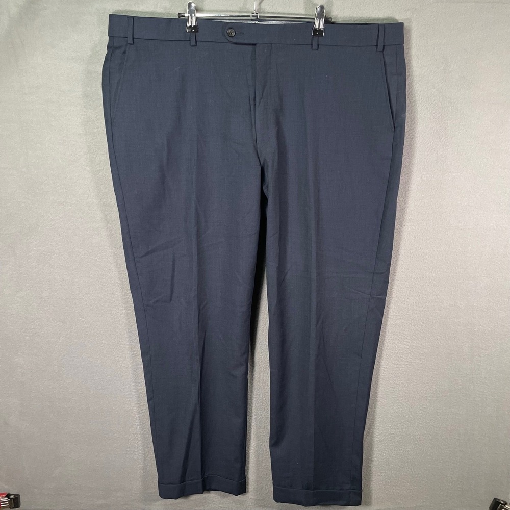 Ballin Dress Pants Mens 42 Navy Wool Super‎ 110s Cuffed Canada